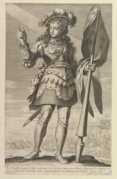 خادمة أورليانز ، 1647. المؤلفون: جيل روسيليت ، أبراهام بوس. بواسطة جيل روسيليت وأبراهام بوس