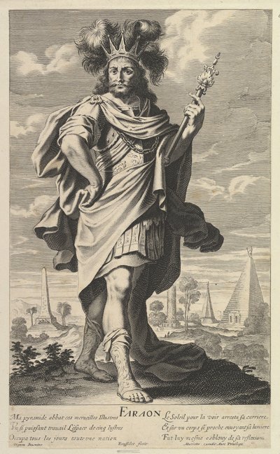فرعون ح. 1639-40. التأليف: جيل روسيليت ، أبراهام بوس. بواسطة جيل روسيليت وأبراهام بوس