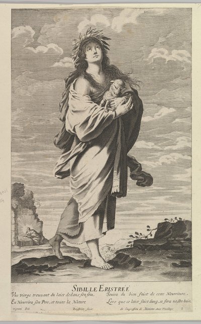 العرافة الإريترية ، كاليفورنيا. 1635. المؤلفون: جيل روسيليت ، أبراهام بوس. بواسطة جيل روسيليت وأبراهام بوس