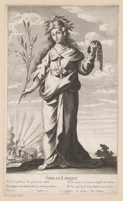 Libische sibille Sibylle Libyque (العنوان على الكائن) العرافة (عنوان المسلسل) العرافات (عنوان المسلسل) بواسطة جيل روسيليت