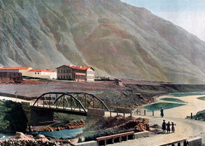 المحطة في لارس على الطريق العسكري الجورجي ، c1890. بواسطة جيلو