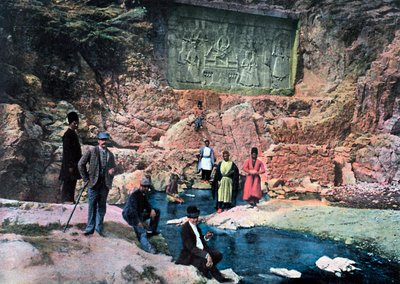 شاه فارس وأولاده ، c1890. بواسطة جيلو