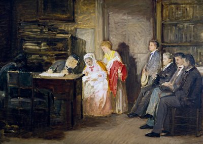 The Civil State, by Gioacchino Toma (1836-1893), painting. بواسطة جياشينو توما