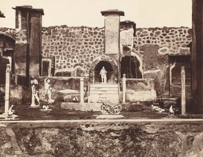 منزل ماركو لوكريتيوس ، بومبي هاوس أوف ماركو لوكريتيوس ، بومبي ، ج .1870. بواسطة جورجيو الصيف