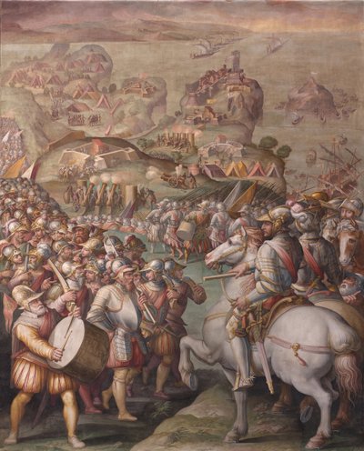 الاستيلاء على بورتو إركول ، 1568-1570 بواسطة جورجيو فاساري