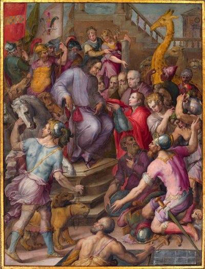 Laurent of Medicis أو Laurent the Magnificent (Lorenzo il Magnifico بواسطة جورجيو فاساري