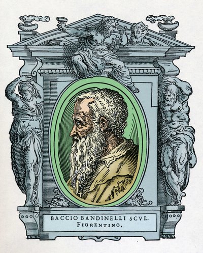 Portrait of Baccio BANDINELLI (Firenze بواسطة جورجيو فاساري