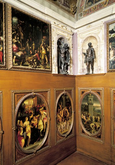 Studiolo (دراسة صغيرة) لـ Francesco I ، بواسطة Giorgio Vasari (1511-1574) ، Palazzo Vecchio ، فلورنسا ، إيطاليا بواسطة جورجيو فاساري