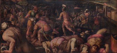 المعركة ضد Radagaisus في Faesulae في 406 ، 1563-1565 بواسطة جورجيو فاساري