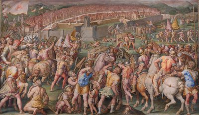 اقتحام قلعة ستامبايس في بيزا ، 1568-1571 بواسطة جورجيو فاساري
