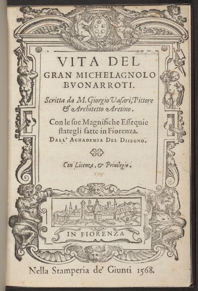 حياة Michelagnolo Buonarroti العظيم بواسطة جورجيو فاساري