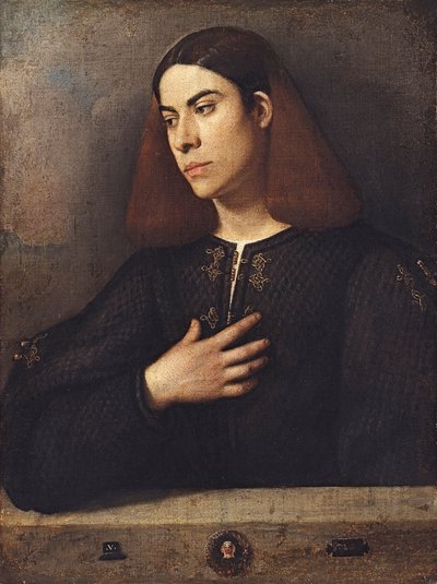 صورة لشاب أنطونيو بروكاردو ، حوالي 1509-1510. بواسطة Giorgione da Castelfranco