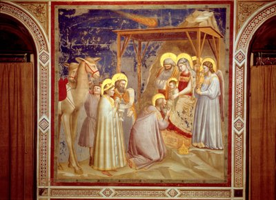 العشق من المجوس ، مصلى سكروفيني ، بادوفا ، حوالي 1305 (في الهواء الطلق) بواسطة جيوتو (سي 1266 1337)