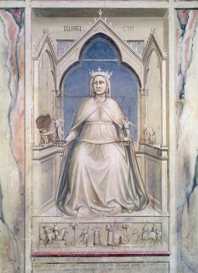 Allegory of Justice ، c.1305 (فريسكو) بواسطة جيوتو دي بوندوني