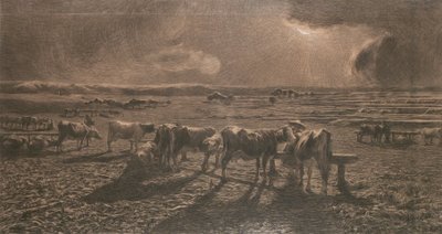 المساء (الرعي ، ألا ستانغا) بواسطة جيوفاني سيجانتيني