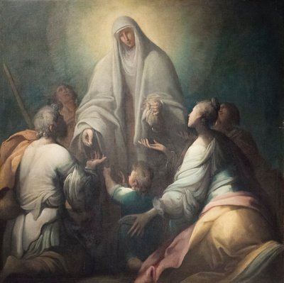 مادونا توزع المونيز بواسطة جيوفاني (1575 1655) دوندوتشي