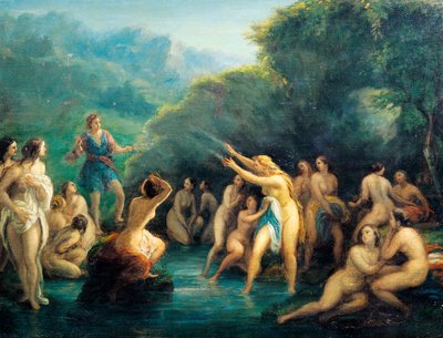 ديانا وأكتايون ، بقلم جيوفاني كارنفالي المعروف باسم Piccio (1804-1873) بواسطة جيوفاني كارنفالي