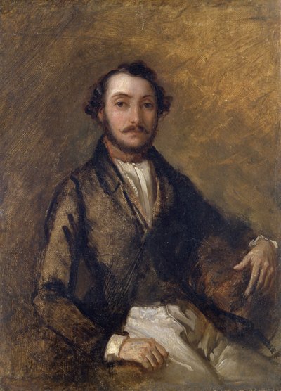 صورة لغايتانو دونيزيتي (1797-1848) ، ملحن إيطالي. لوحة لجيوفاني كارنفالي ديت إل بيتشيو (1804-1873) بواسطة جيوفاني كارنفالي