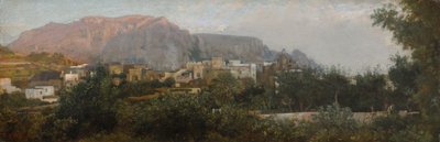 وقت الشفق في كابري بواسطة جيوفاني (1826-1903) كوستا