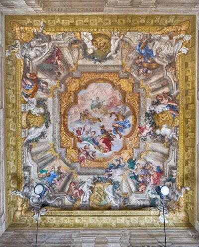 رمزية الحياة البشرية: أربعة أعمار للإنسان، الفضائل والأقدار بواسطة جيوفاني أندريا كارلون