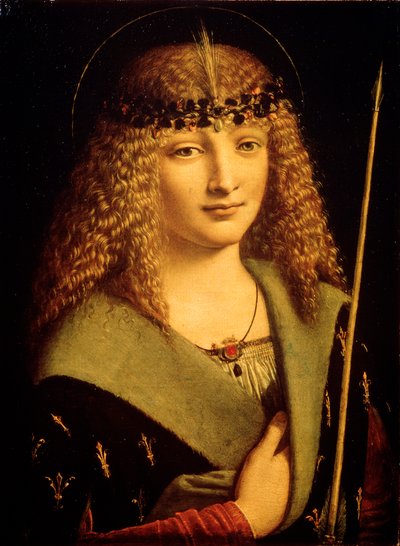 صورة لشاب مثل القديس سيباستيان ، c1500 بواسطة جيوفاني أنطونيو بولترافيو