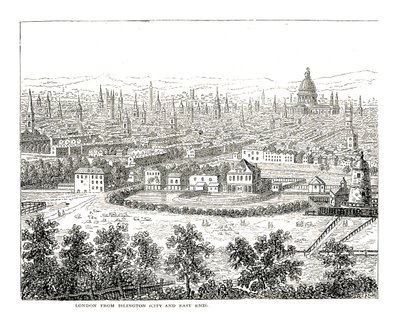 لندن من Islington City و East End. من وجهة نظر كاناليتي ، نشر 1753 بواسطة قناة جيوفاني أنطونيو (كاناليتو)