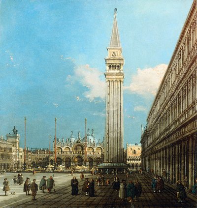 Piazzetta ، البندقية ، مع Bacino di S. Marco و Isola di S. Giorgio Magiore ، بواسطة قناة جيوفاني أنطونيو (كاناليتو)