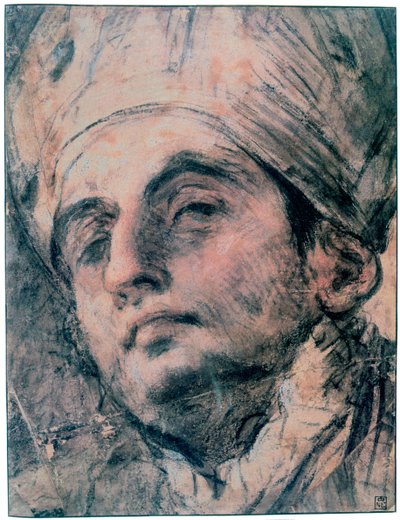 دراسة بورتريه ، c1676-1727 بواسطة جيوفاني أنطونيو بيليجريني