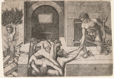 رمزية إنقاذ البشرية: Virtus Deserta ، ج. 1500-1505. بواسطة جيوفاني أنطونيو دا بريشيا