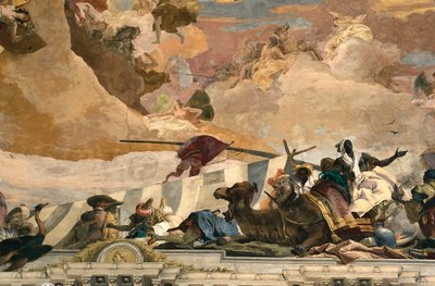 رمزية أفريقيا. فريسكو جيوفاني باتيستا تيبولو (1696-1770) بواسطة جيوفاني باتيستا تيبولو