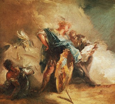 Minerva Dictating Laws بواسطة جيوفاني باتيستا تيبولو