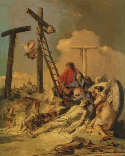 الترسب (زيت على قماش) بواسطة جيوفاني باتيستا (1696 ـ 1770) تيبولو