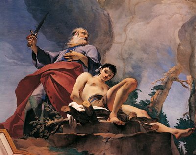 The sacrifice of Isaac بواسطة جيوفاني باتيستا تيبولو