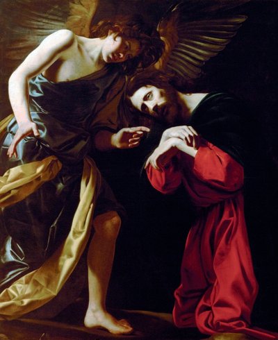 "المسيح على جبل الزيتون" (المسيح على جبل الزيتون) لوحة لجيوفاني باتيستا كاراتشولو (1578-1635) حوالي 1615 - ألوان زيتية على قماش بحجم 148 × 124 سم متحف تاريخ الفن ، فيينا بواسطة جيوفاني باتيستا كاراتشيولو
