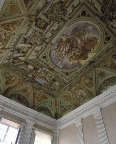 La chute de Phaeton (Phaethon) (1625) - Fresco en trompe l