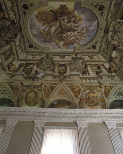 La chute de Phaeton (Phaethon) (1625) - Fresco en trompe l