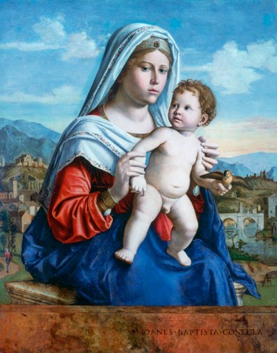 العذراء والطفل ، c1505. بواسطة جيوفاني باتيستا سيما دا كونجليانو