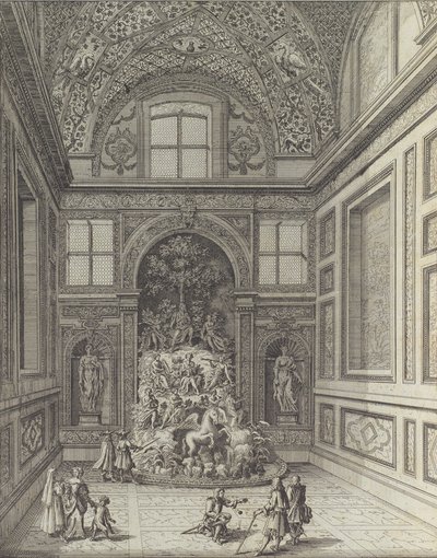 Stanza de Venti في مسرح Belvedere في فراسكاتي ... 1691 أو بعده. بواسطة جيوفاني باتيستا فالدا