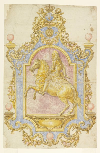 زخرفة الجدار لـ Cosimo III de &39;Medici بواسطة جيوفاني باتيستا فوجيني