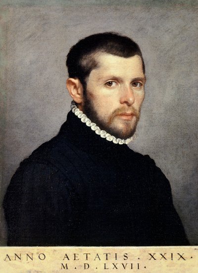 صورة لشاب ، بقلم جيوفاني باتيستا موروني (حوالي 1525-1578) ، زيت على قماش ، 44،4x56،9 سم بواسطة جيوفاني باتيستا موروني