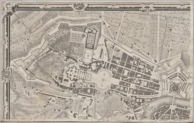 تم الكشف عن خطة جديدة لروما من قبل جيامباتيستا نولي في العام MDCCXLVII ، المعروف باسم La Pianta Grande di Roma بواسطة كارلو نولي