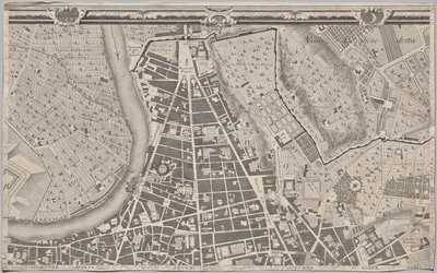 تم الكشف عن خطة جديدة لروما من قبل جيامباتيستا نولي في العام MDCCXLVII ، المعروف باسم La Pianta Grande di Roma بواسطة كارلو نولي