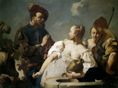 ريبيكا في البئر ، ج. 1740. بواسطة جيوفاني باتيستا بيازيتا