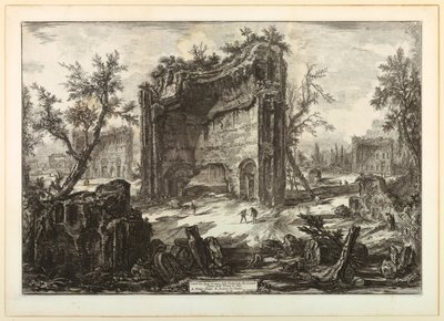 حمامات تراجان بواسطة Giovanni Battista Piranesi