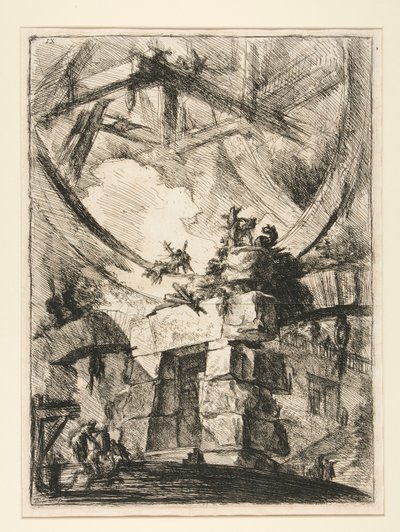 كارسري ، التاسع: العجلة العملاقة بواسطة Giovanni-Battista Piranesi