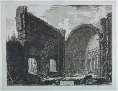 فيلا هادريان بالقرب من تيفولي ، "مناظر لروما" (1748-1778) بواسطة Giovanni Battista Piranesi