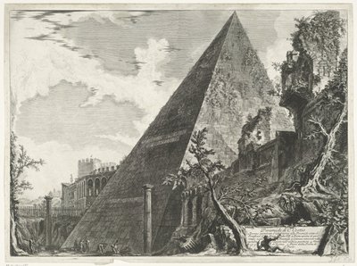 هرم سيستيوس تي روما هرم سيستيوس (العنوان على الكائن) Gezichten op Rome (عنوان المسلسل) مناظر لروما رسمها ونقشها المهندس المعماري جيامباتيستا بيرانيزي Ve (nez) iano (عنوان السلسلة) بواسطة جيوفاني باتيستا بيرانيسي