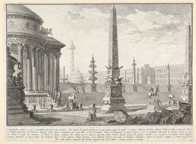 اللوحة 10: صعد الكابيتول القديم بنحو مائة خطوة [...] كامبيدو ... ، 1743. بواسطة جيوفاني باتيستا بيرانيسي