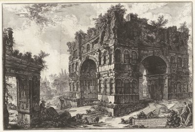 يسمى المعبد vergarm.te من يانوس. A. قوس يسمى degli بواسطة Giovanni-Battista Piranesi