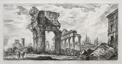 معبد جوبيتر ثاندر بواسطة Giovanni Battista Piranesi
